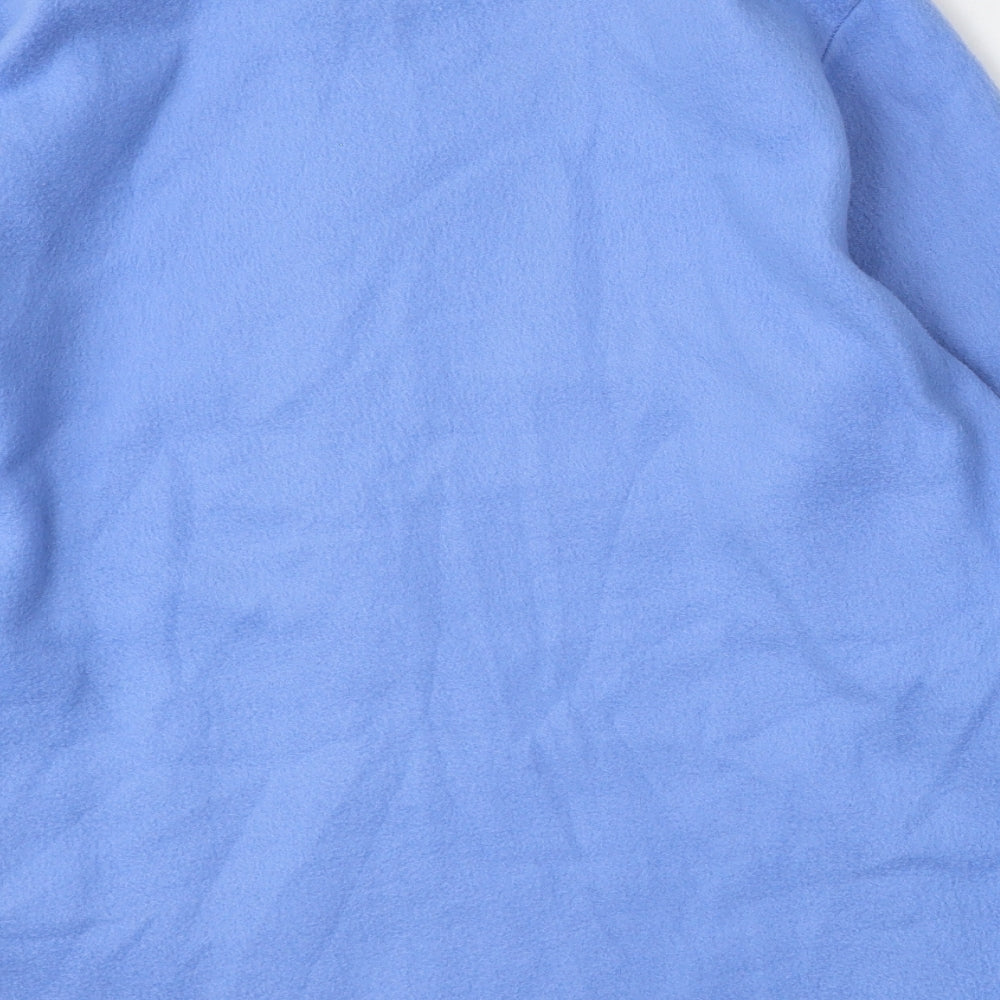 Anne De Lancay Womens Blue   Jacket  Size L  Zip