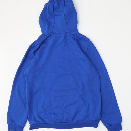 PlayStation Boys Blue  Cotton Pullover Hoodie Size 10-11 Years   - Gaming