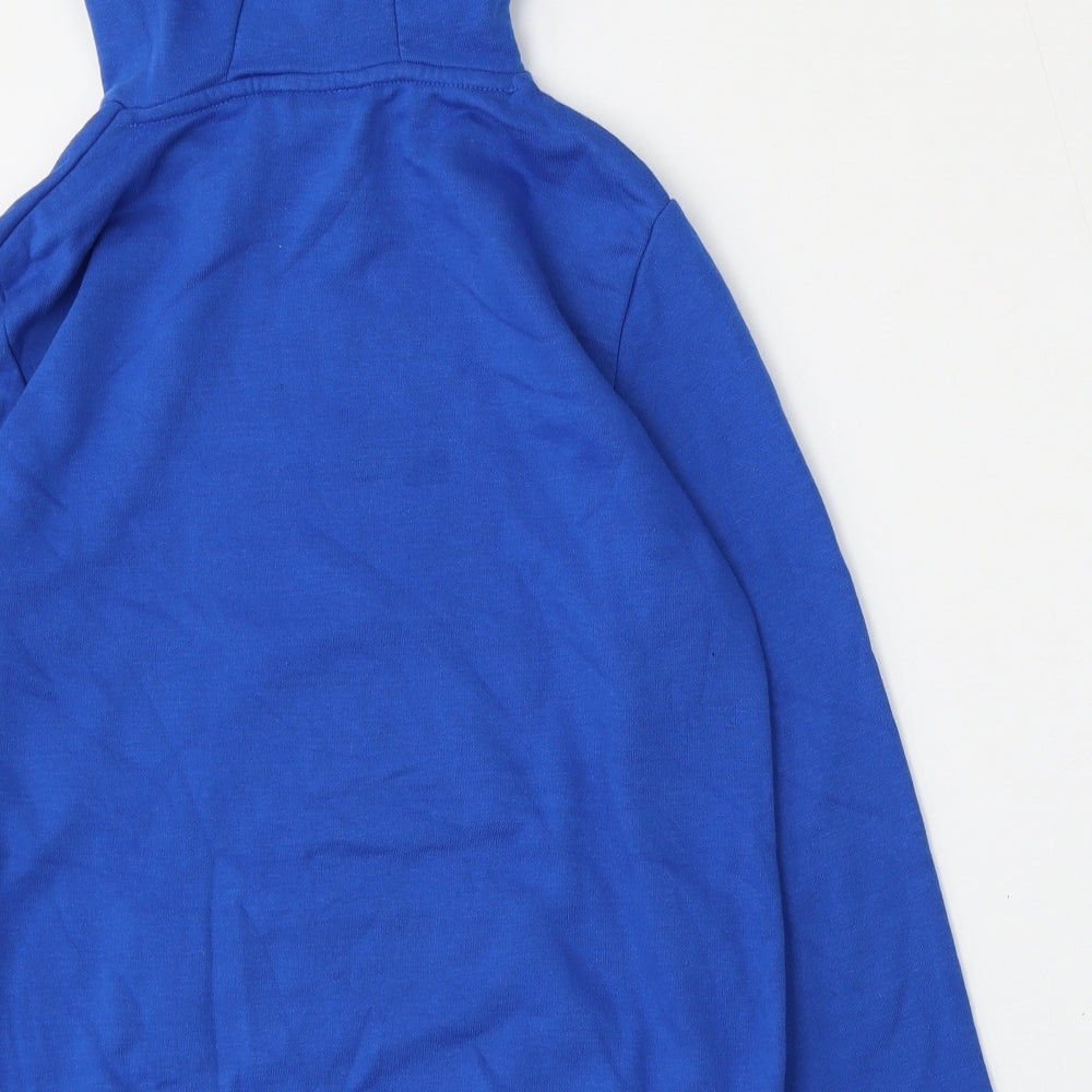 PlayStation Boys Blue  Cotton Pullover Hoodie Size 10-11 Years   - Gaming