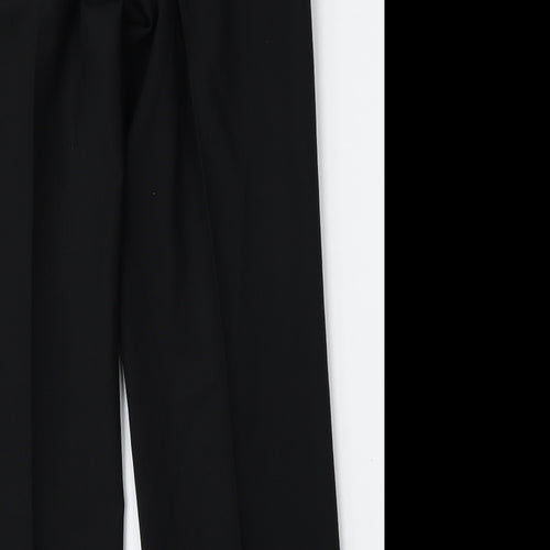 George Womens Black  Polyester Trousers  Size 34 L29 in Regular Button