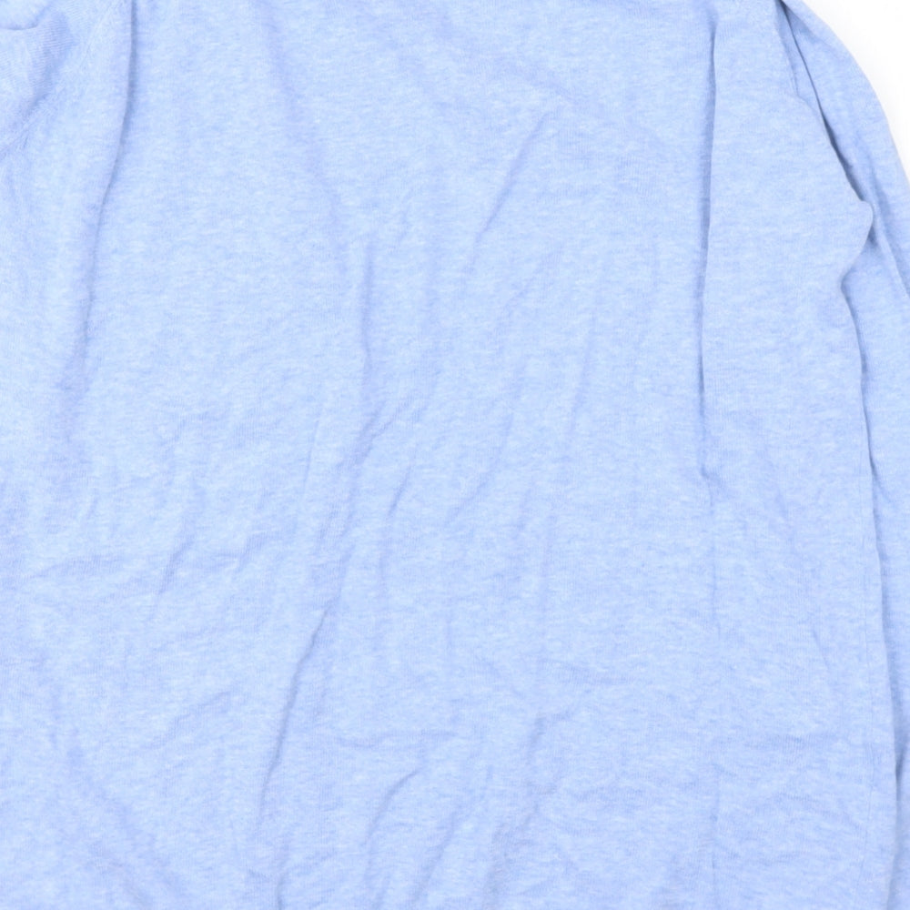 Primark Mens Blue Round Neck  Cotton Pullover Jumper Size XL