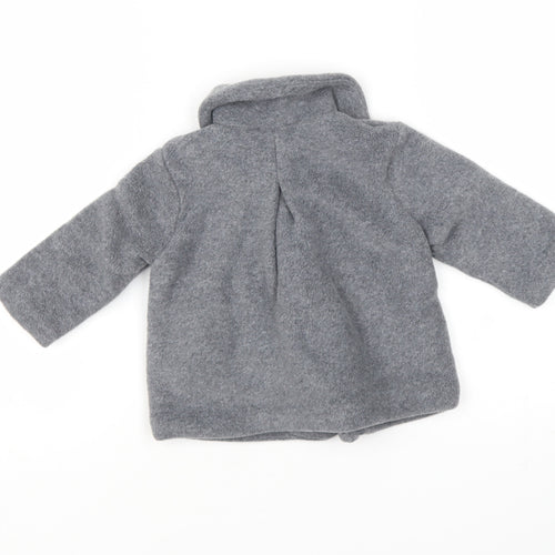 NEXT Baby Grey   Basic Jacket Jacket Size 6-9 Months