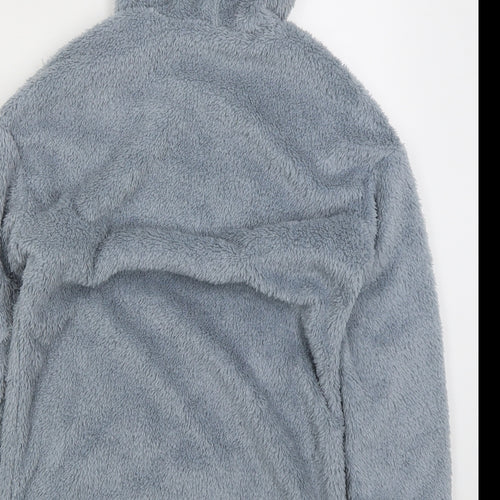 SheIn Girls Blue  Polyester Pullover Hoodie Size 10 Years  Pullover