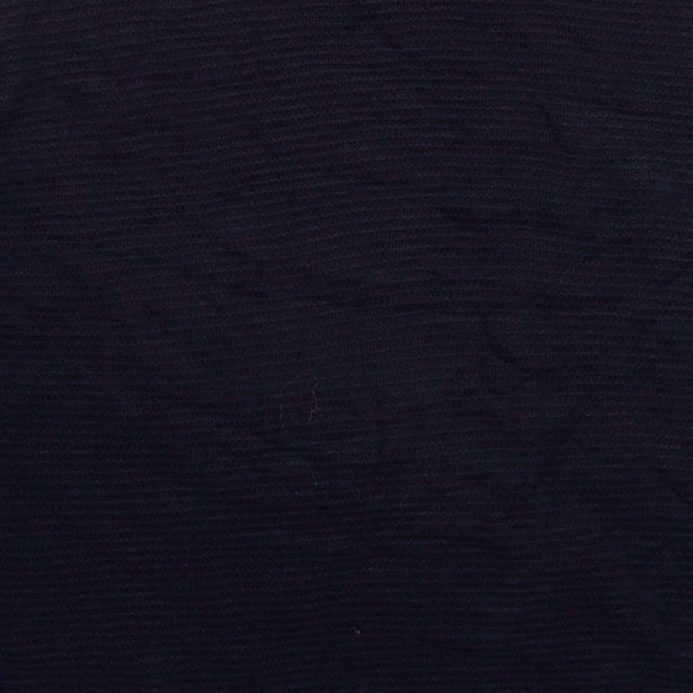 Marks and Spencer Mens Blue Crew Neck  Cotton Pullover Jumper Size XL
