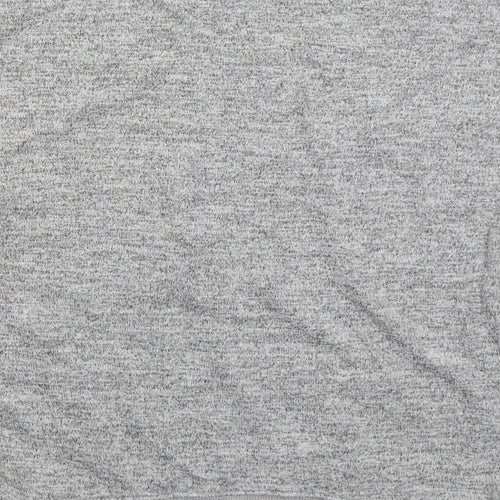 Topshop Womens Grey  Viscose Pullover Sweatshirt Size 4  Pullover