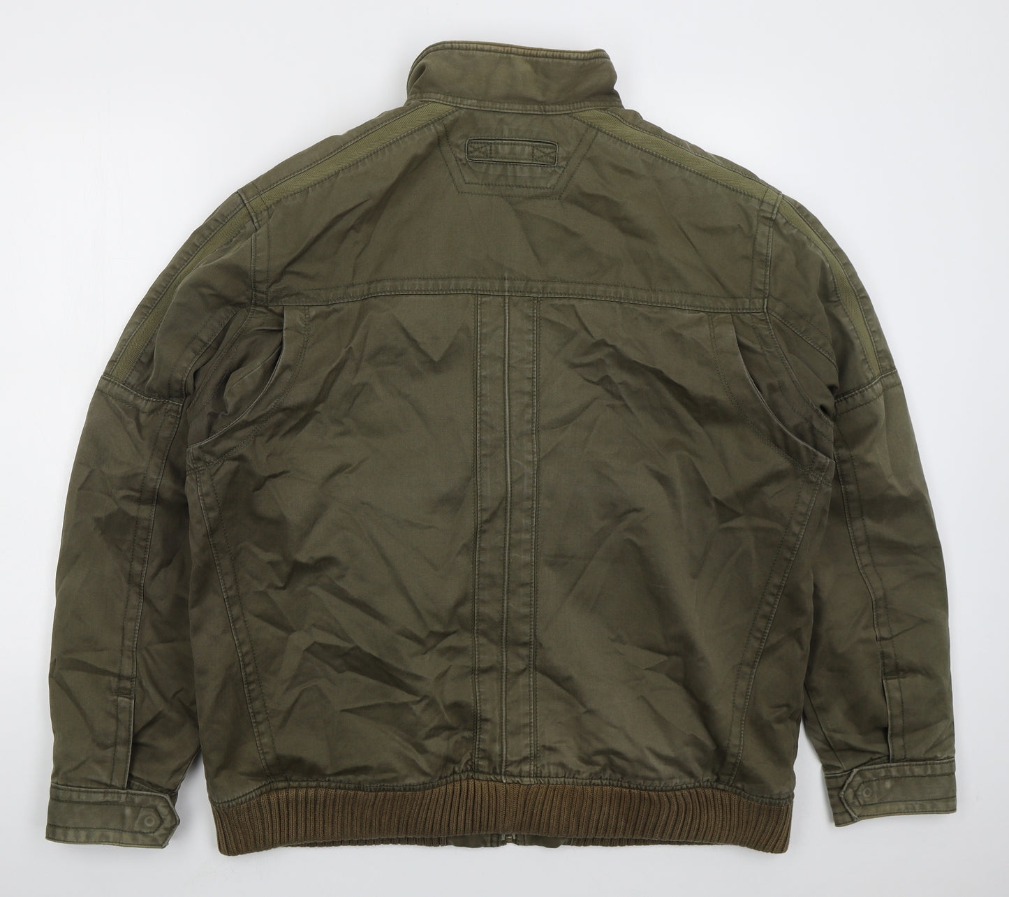 Marks and Spencer Mens Green   Jacket Coat Size XL  Zip