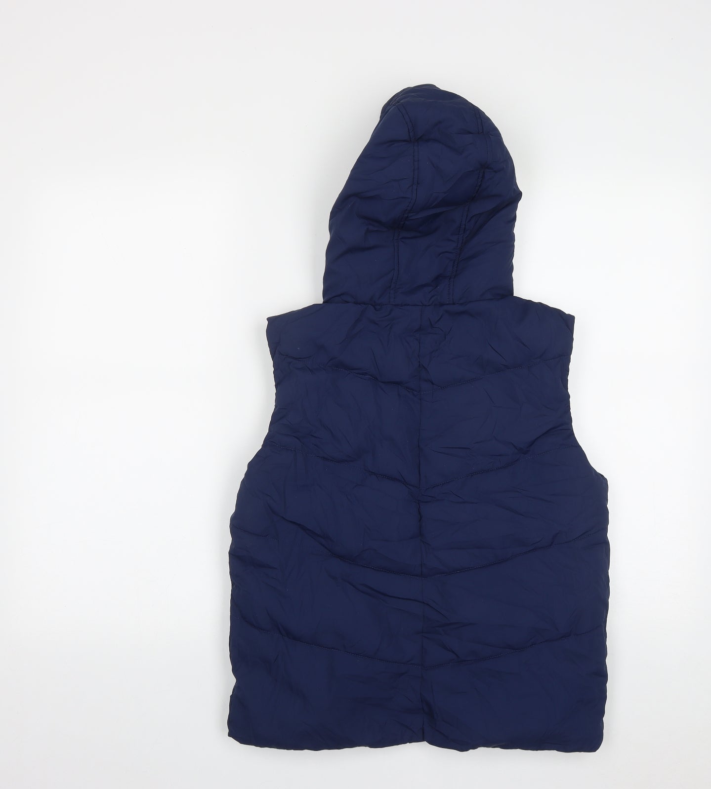 Dunnes Boys Blue   Gilet Waistcoat Size 10-11 Years  Zip