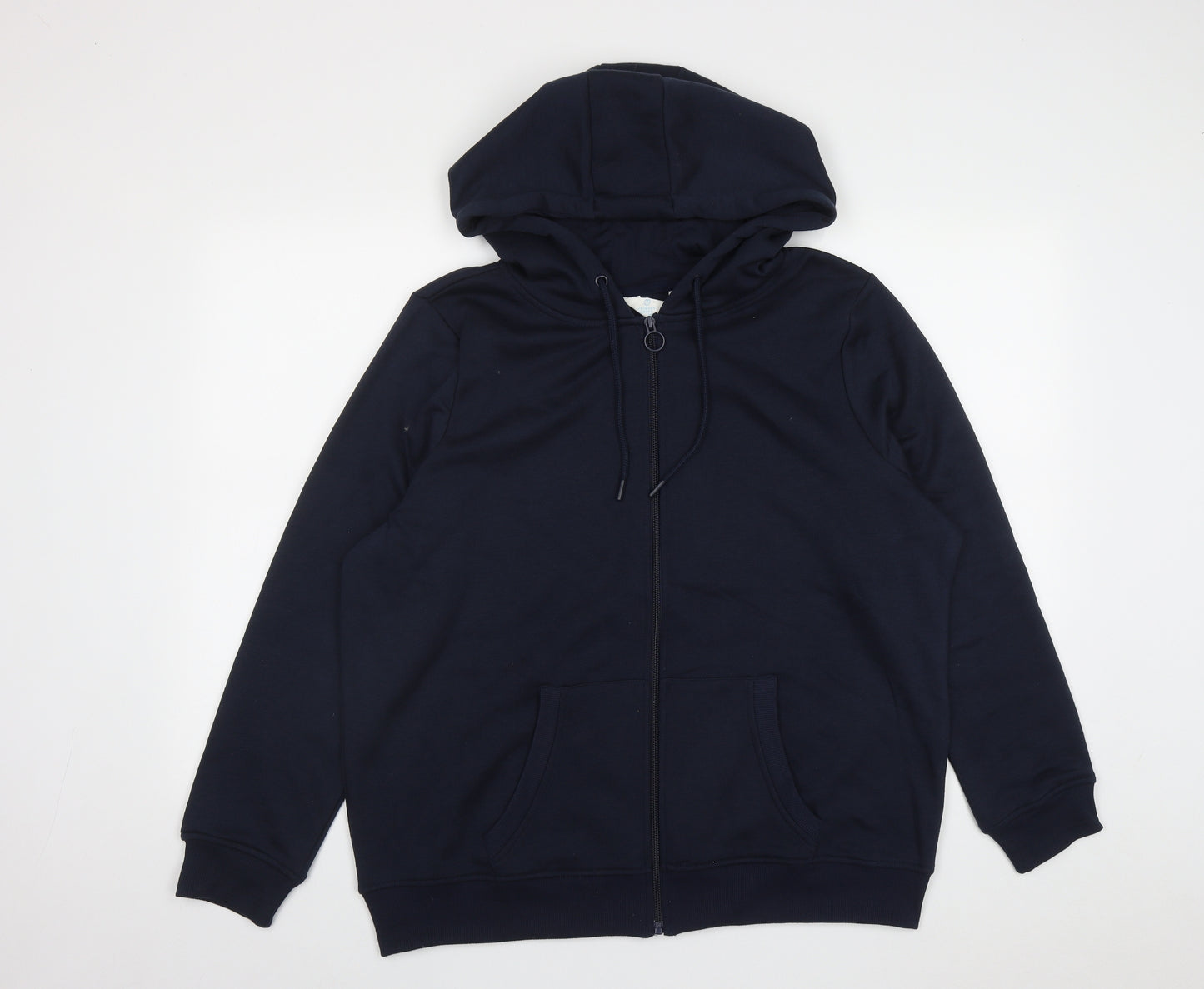 Primark Womens Blue  Polyester Full Zip Hoodie Size XL  Zip - Size 18/20