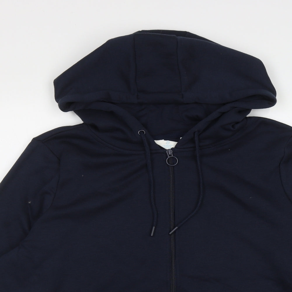 Primark Womens Blue  Polyester Full Zip Hoodie Size XL  Zip - Size 18/20