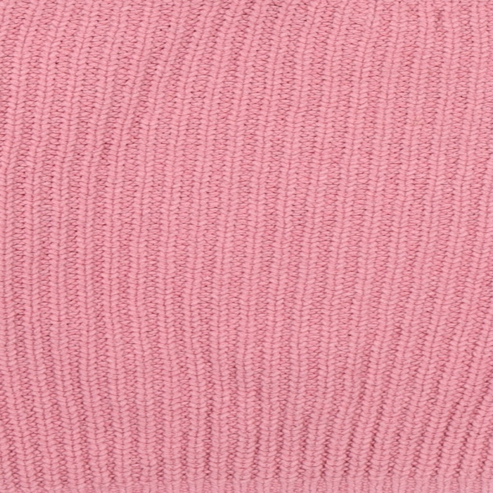F&F Girls Pink Round Neck  Cotton Pullover Jumper Size 9-10 Years