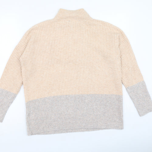Marks and Spencer Womens Multicoloured Round Neck  Acrylic Pullover Jumper Size S