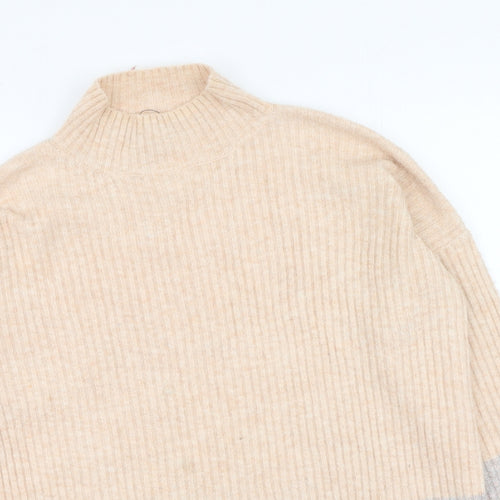 Marks and Spencer Womens Multicoloured Round Neck  Acrylic Pullover Jumper Size S