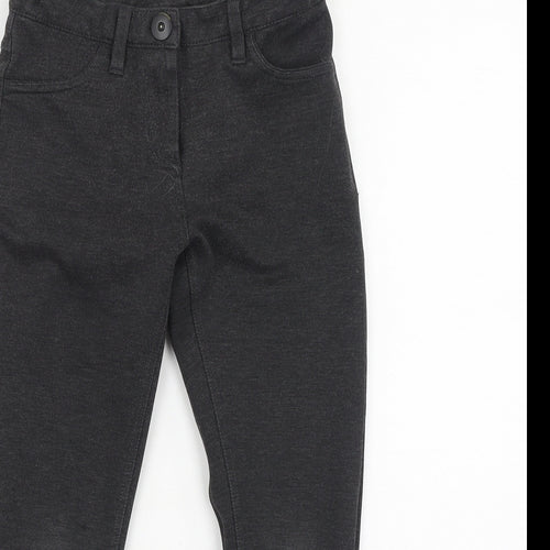 Next  Girls Grey  Polyester Dress Pants Trousers Size 9 Months  Regular