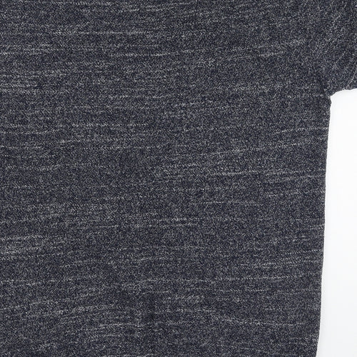 Next  Mens Blue  Cotton  T-Shirt Size L V-Neck