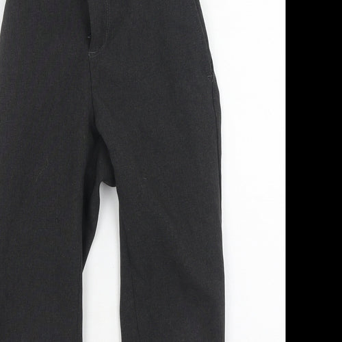 F&F Boys Grey  Polyester Dress Pants Trousers Size 5-6 Years  Regular