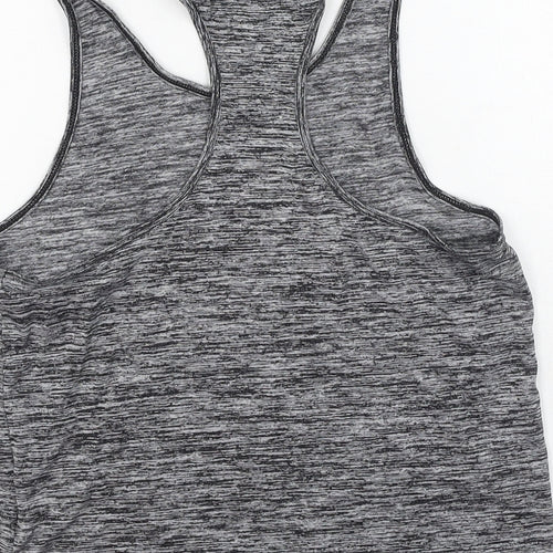USA Pro Girls Grey  Nylon Basic T-Shirt Size 13 Years Round Neck