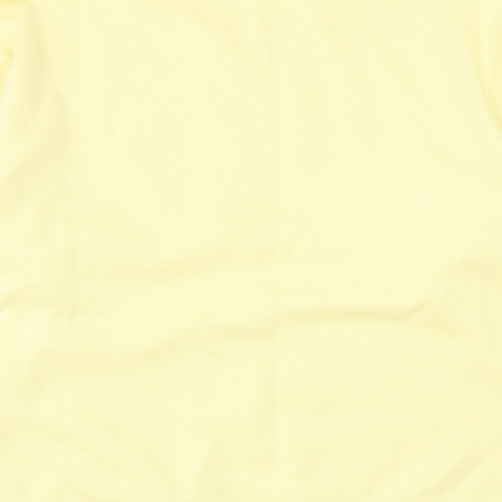 Dunnes Stores Womens Yellow  Cotton Pullover Sweatshirt Size M  Pullover