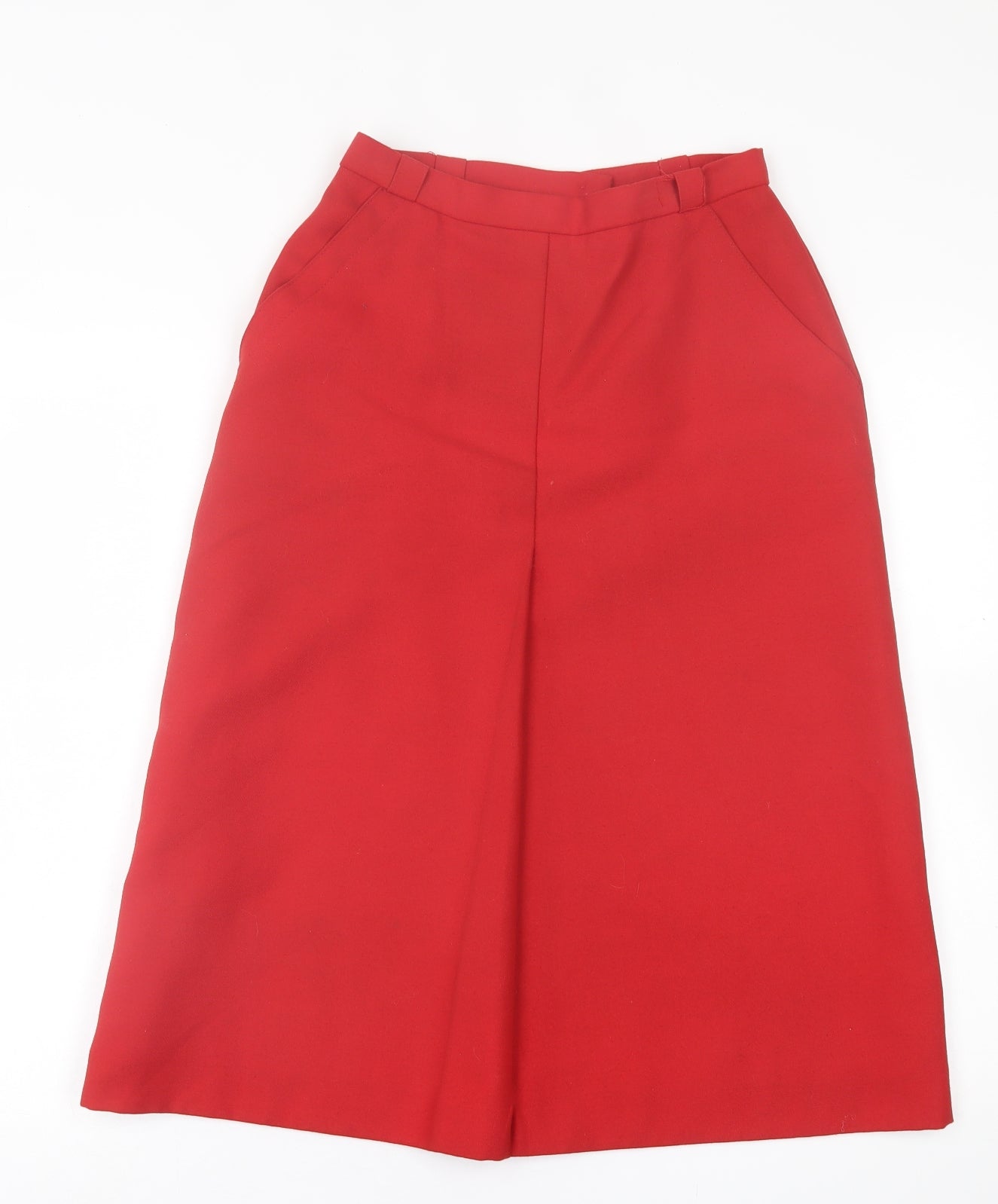 Alexon Sportset Womens Red  Polyester A-Line Skirt Size S   Button