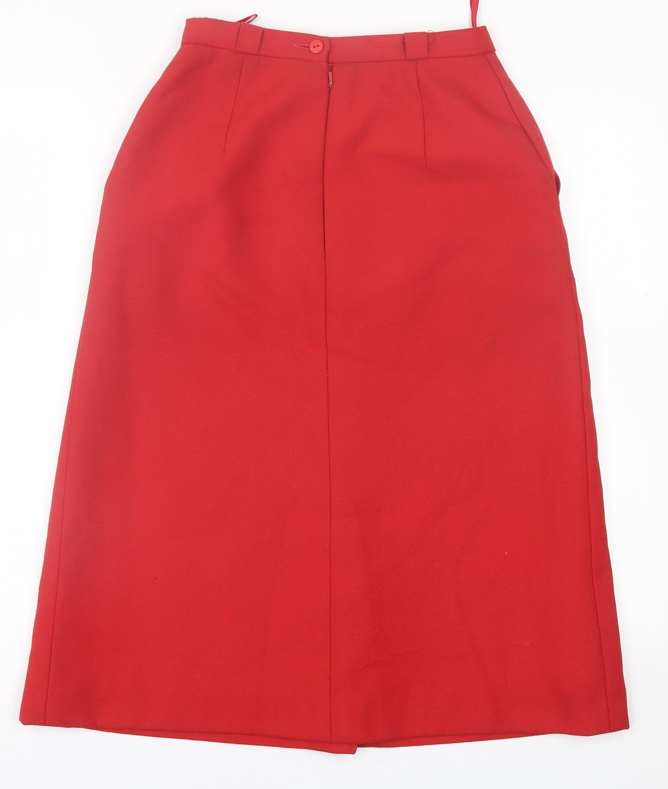 Alexon Sportset Womens Red  Polyester A-Line Skirt Size S   Button