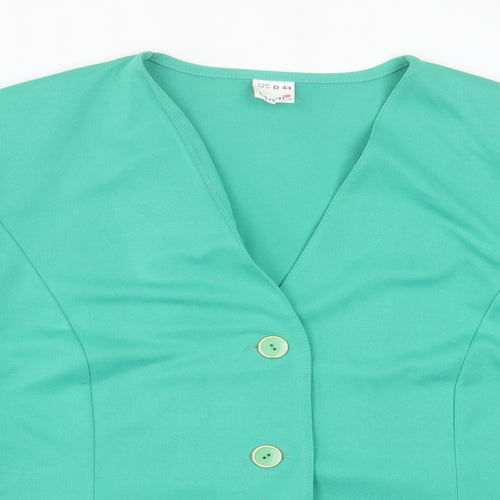 Karelia Womens Green   Jacket  Size 20  Button