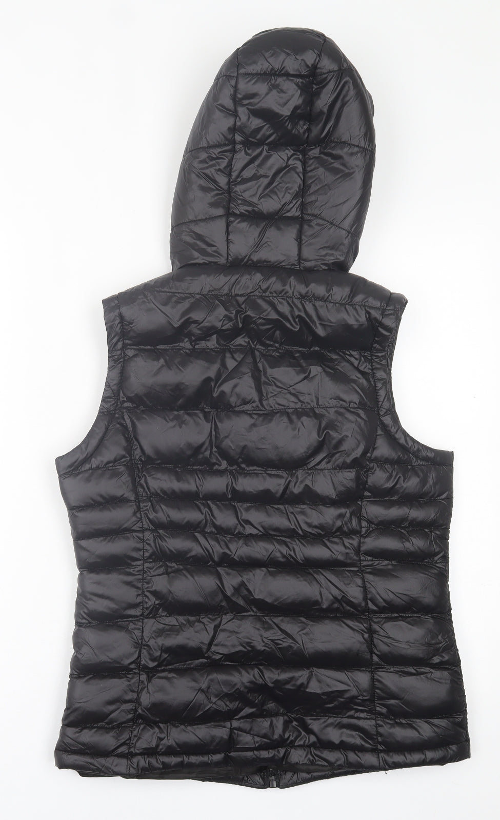 Brave Soul Womens Black   Gilet Jacket Size 8  Zip