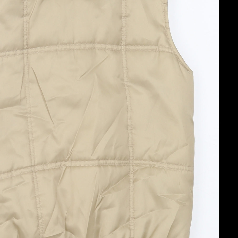 chilli Womens Brown   Gilet Jacket Size 10  Zip