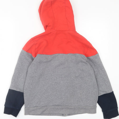 NEXT Boys Grey  Cotton Full Zip Hoodie Size 10 Years  Zip