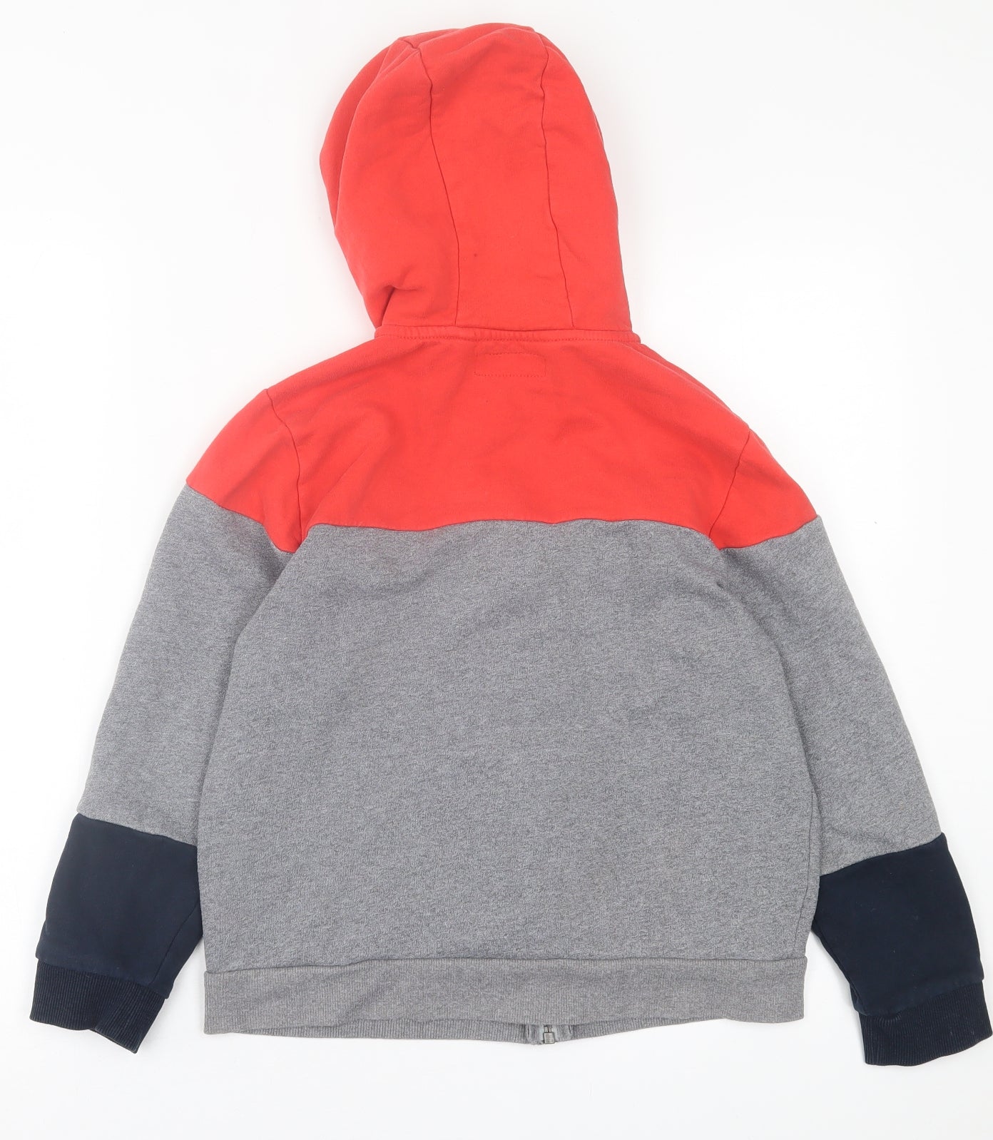 NEXT Boys Grey  Cotton Full Zip Hoodie Size 10 Years  Zip