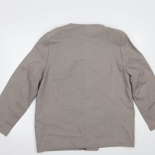 Preworn Womens Grey   Jacket Blazer Size 18  Button