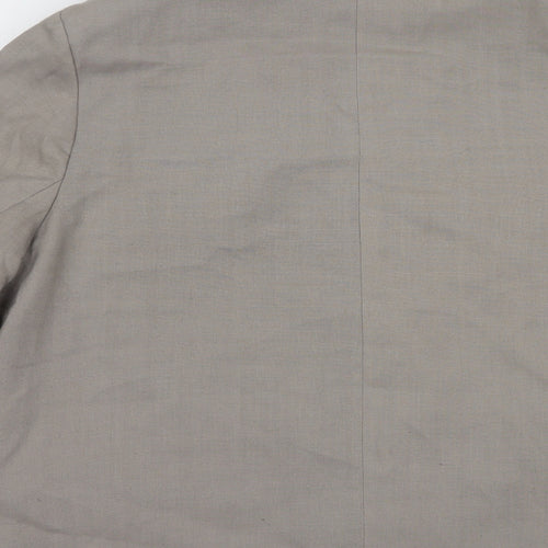 Preworn Womens Grey   Jacket Blazer Size 18  Button