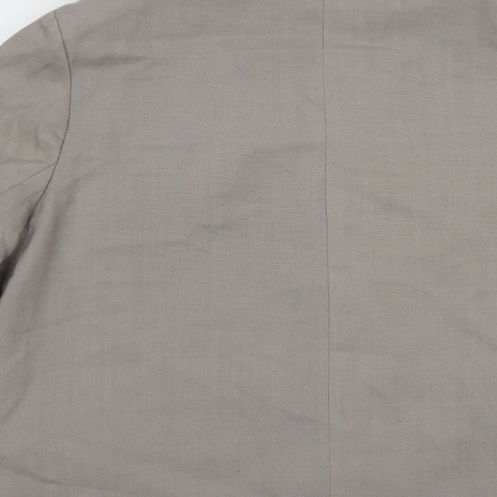 Preworn Womens Grey   Jacket Blazer Size 18  Button