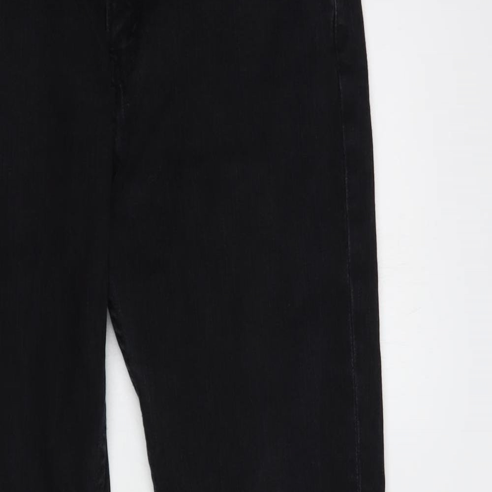 Levi's Mens Black  Cotton Straight Jeans Size 32 in L32 in Regular Button - Levi's 511