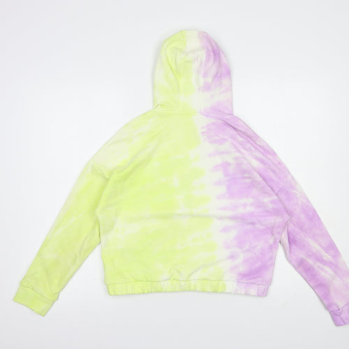 Marks and Spencer Girls Multicoloured  Cotton Pullover Hoodie Size 12-13 Years  Pullover - Batik