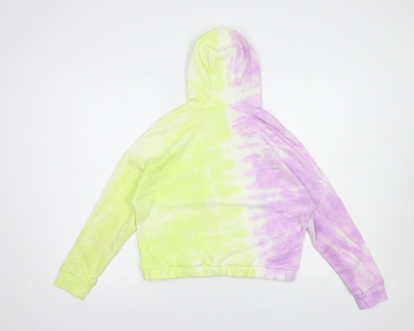 Marks and Spencer Girls Multicoloured  Cotton Pullover Hoodie Size 12-13 Years  Pullover - Batik
