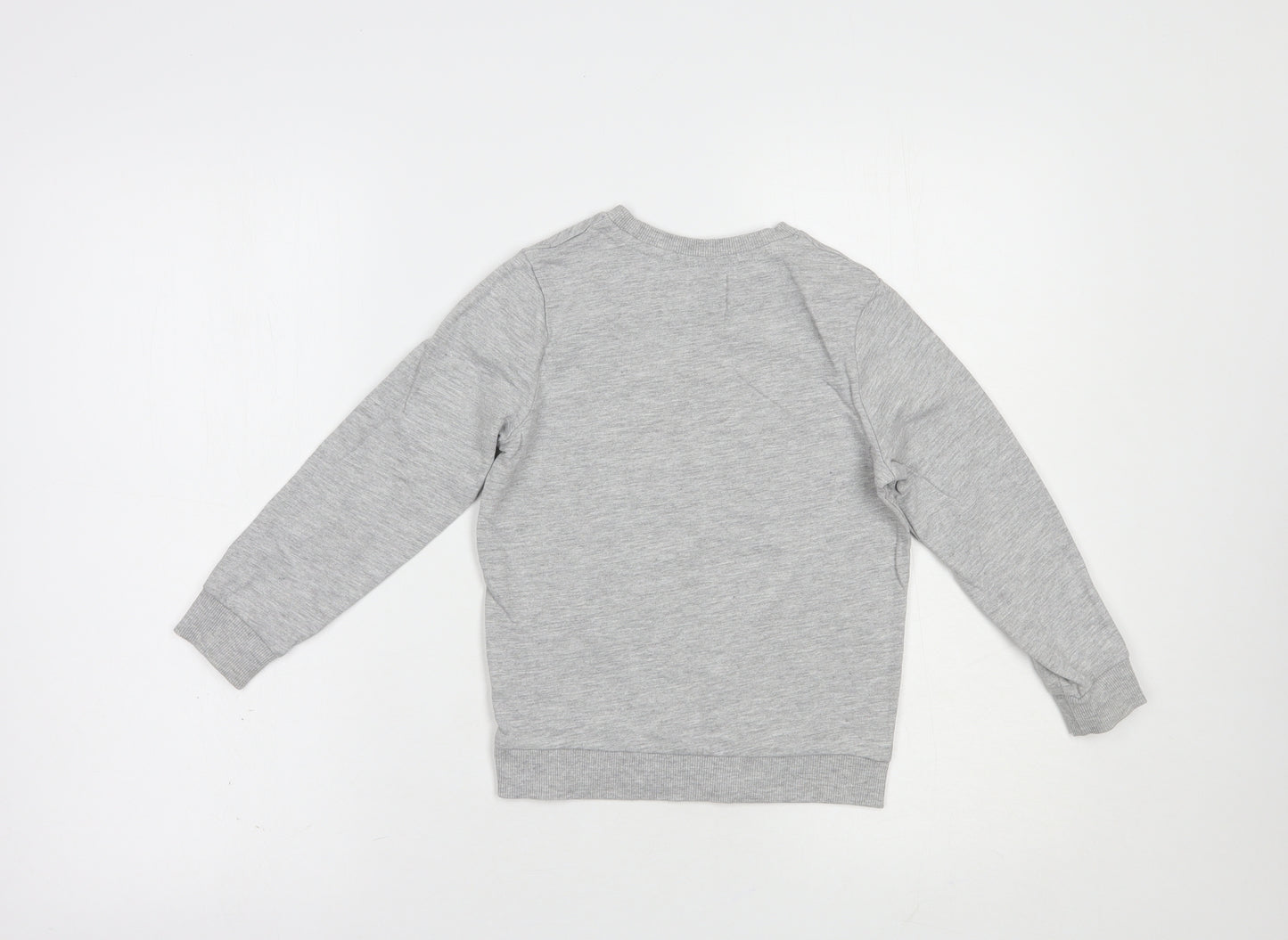 Very Girls Grey  Cotton Pullover Hoodie Size 5-6 Years  Pullover - Reach For The Skies
