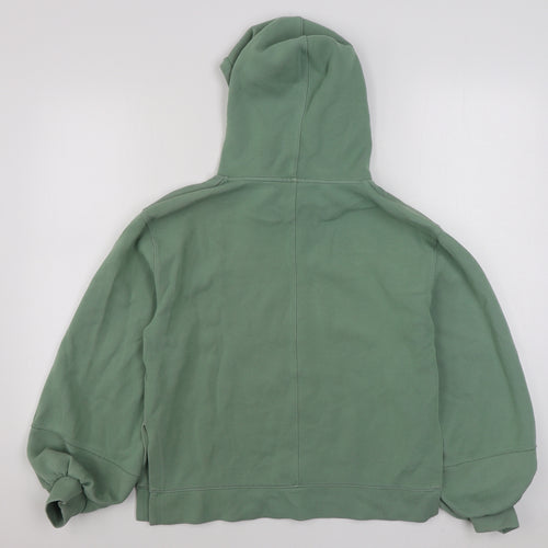 Topshop Womens Green  Viscose Pullover Hoodie Size S  Pullover