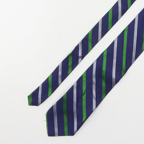Nicole Miller Mens Multicoloured Striped Silk Pointed Tie One Size