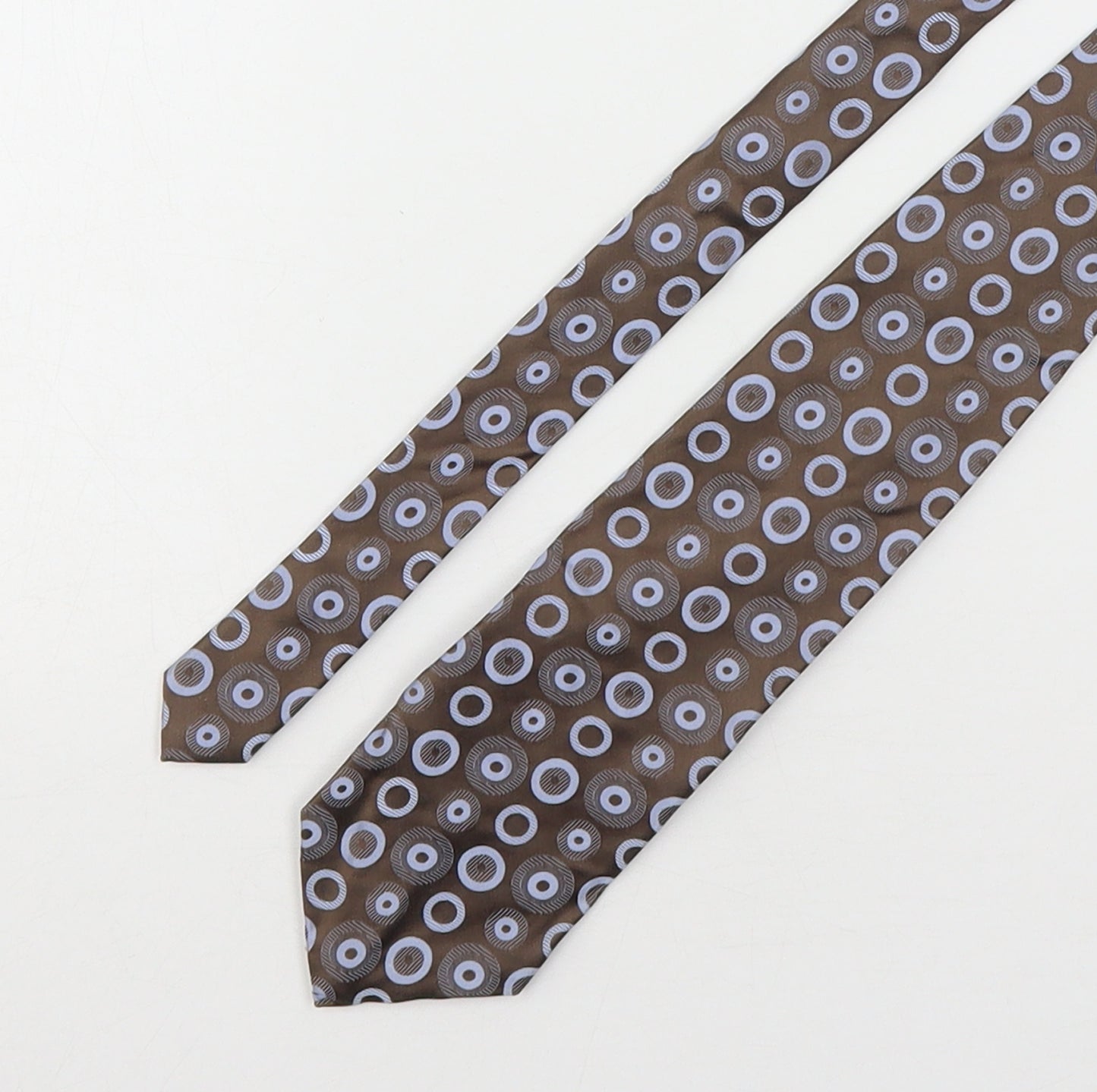 Thomas Nash  Mens Multicoloured Polka Dot Silk Pointed Tie One Size