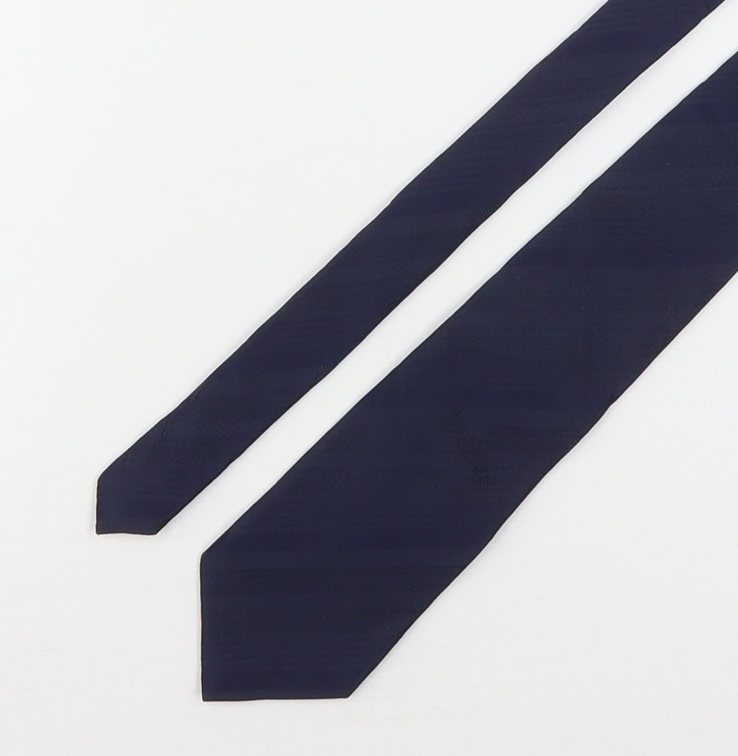 Jasper Conran Mens Blue Striped Silk Pointed Tie One Size