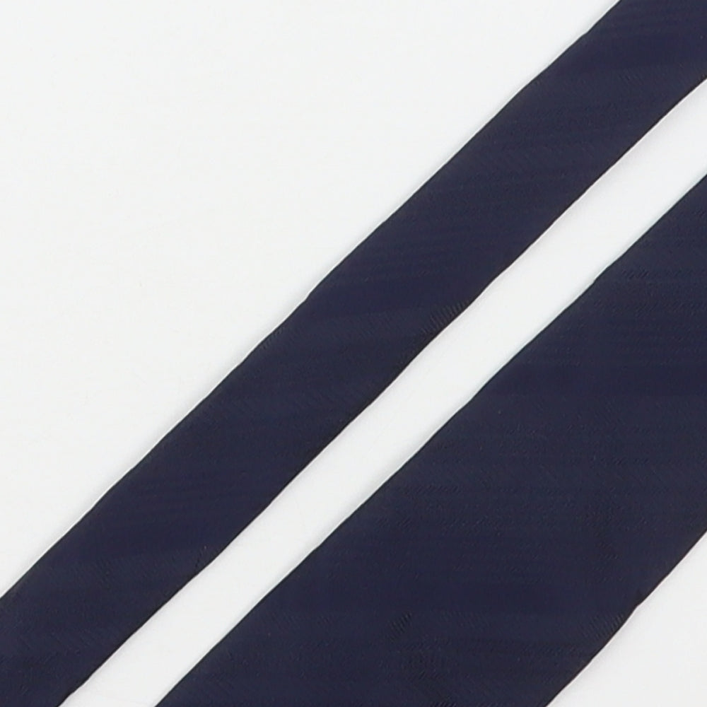 Jasper Conran Mens Blue Striped Silk Pointed Tie One Size