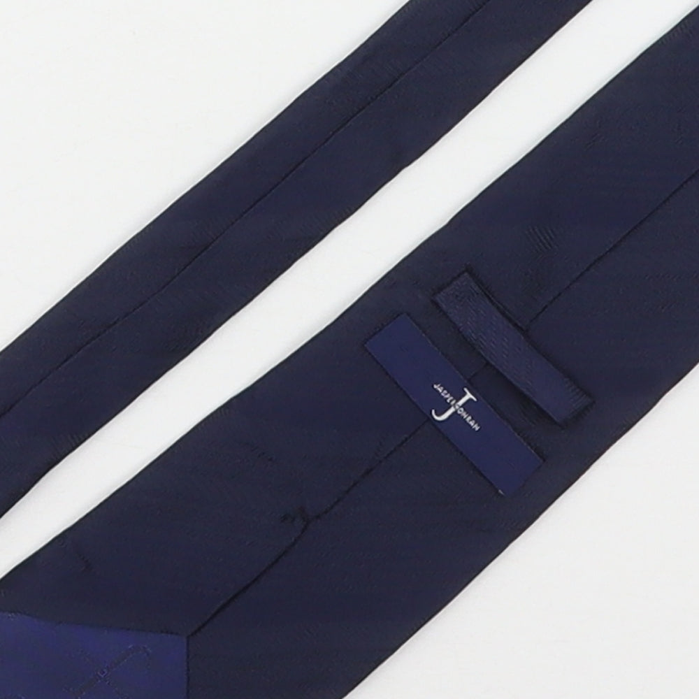 Jasper Conran Mens Blue Striped Silk Pointed Tie One Size