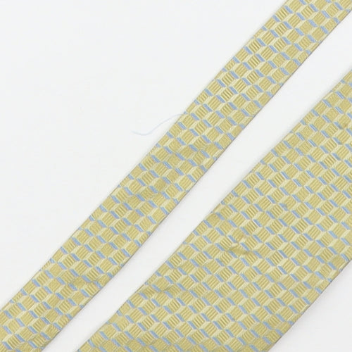Cezan Mens Multicoloured Geometric Silk Pointed Tie One Size