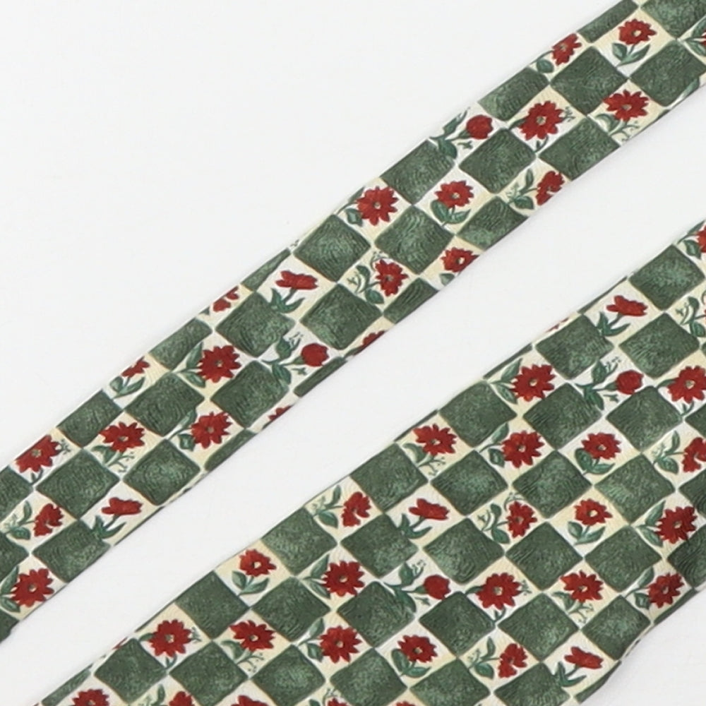 Charleston  Mens Multicoloured Floral Silk Pointed Tie One Size