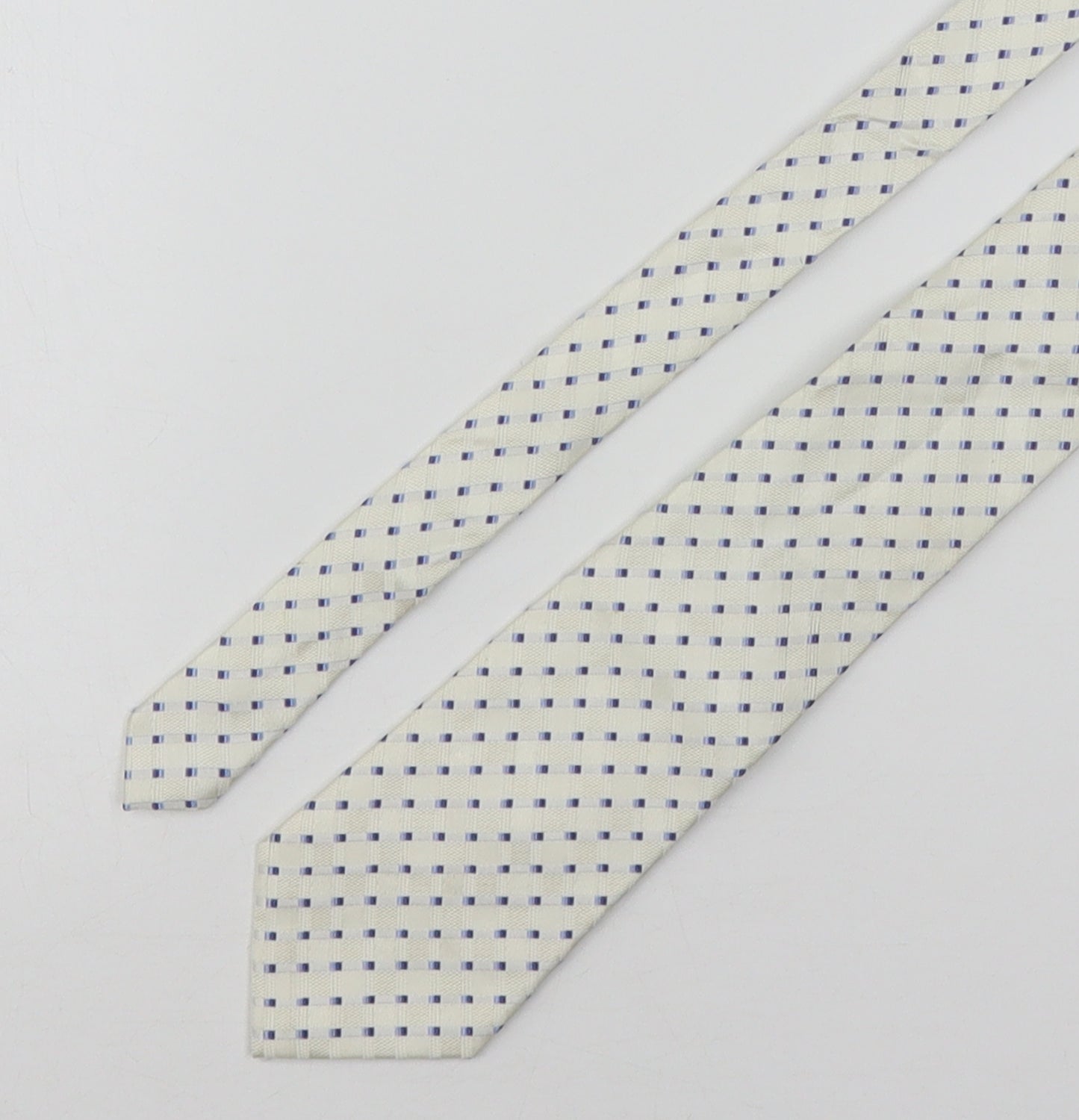 Preworn Mens Multicoloured Plaids & Checks Silk Pointed Tie One Size