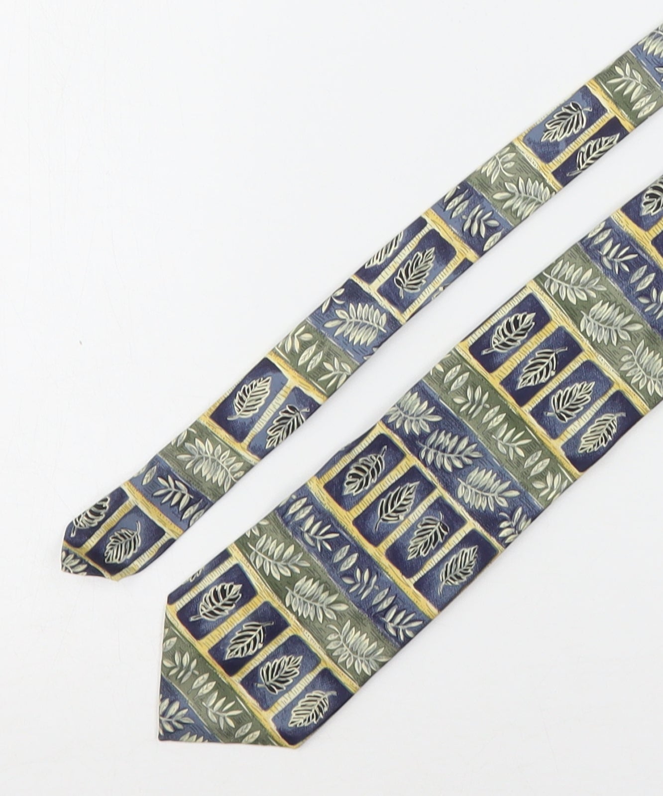 Marks and Spencer Mens Multicoloured Floral Silk Pointed Tie One Size