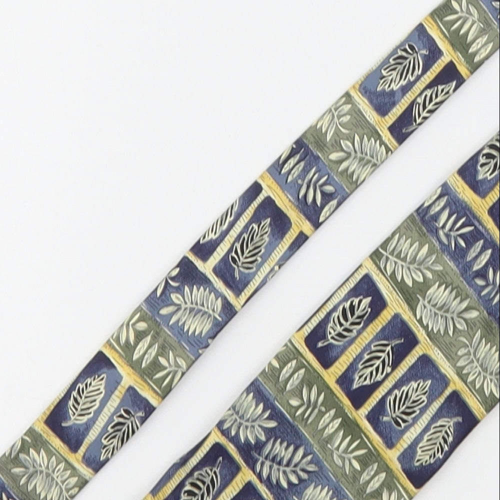 Marks and Spencer Mens Multicoloured Floral Silk Pointed Tie One Size