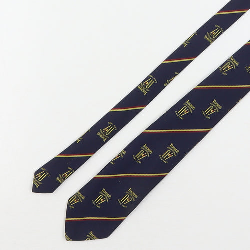 Teachers  Mens Multicoloured Geometric Polyester Pointed Tie One Size