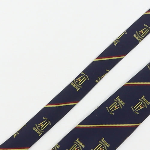 Teachers  Mens Multicoloured Geometric Polyester Pointed Tie One Size