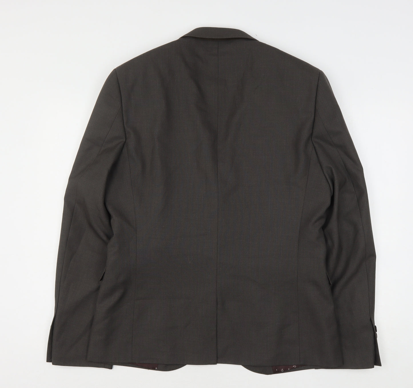 NEXT Mens Brown  Polyester Jacket Suit Jacket Size 42