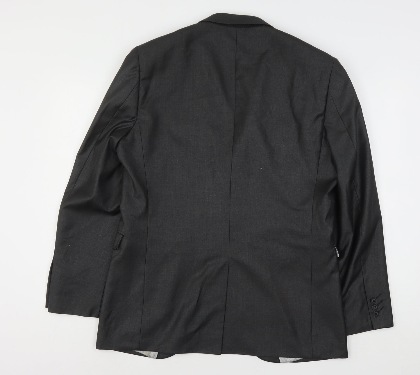 Butler & Webb Mens Grey  Polyester Jacket Suit Jacket Size 42